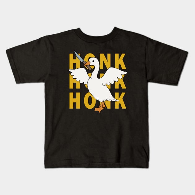 Honk Kids T-Shirt by valentinahramov